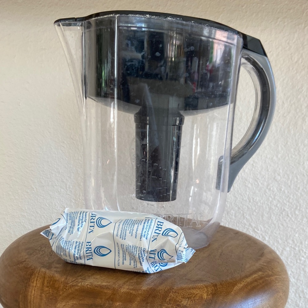 Brita Clear and Black Water Pitcher with Filter